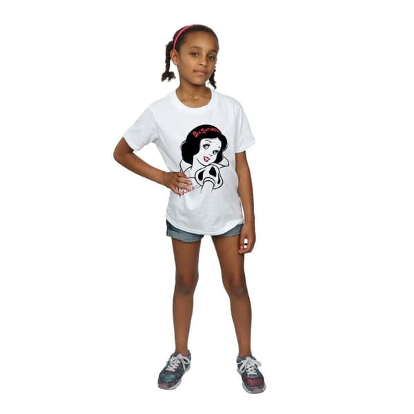 Snow White And The Seven Dwarfs Glitter T-Shirt för flickor