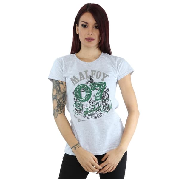 Harry Potter Womens/Ladies Malfoy Slytherin Cotton T-Shirt