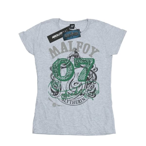 Harry Potter Womens/Ladies Malfoy Slytherin Cotton T-Shirt