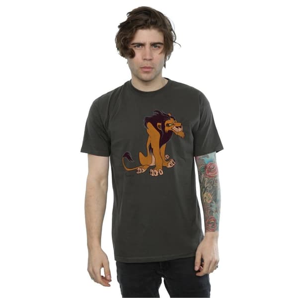 The Lion King Mens Classic Scar Heather T-Shirt