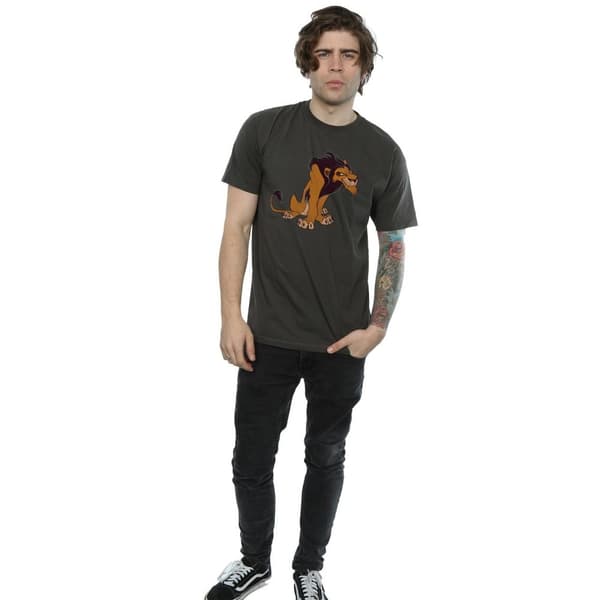 The Lion King Mens Classic Scar Heather T-Shirt