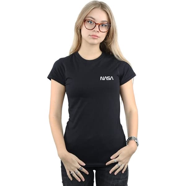 NASA Womens/Ladies Modern Logo Cotton T-Shirt
