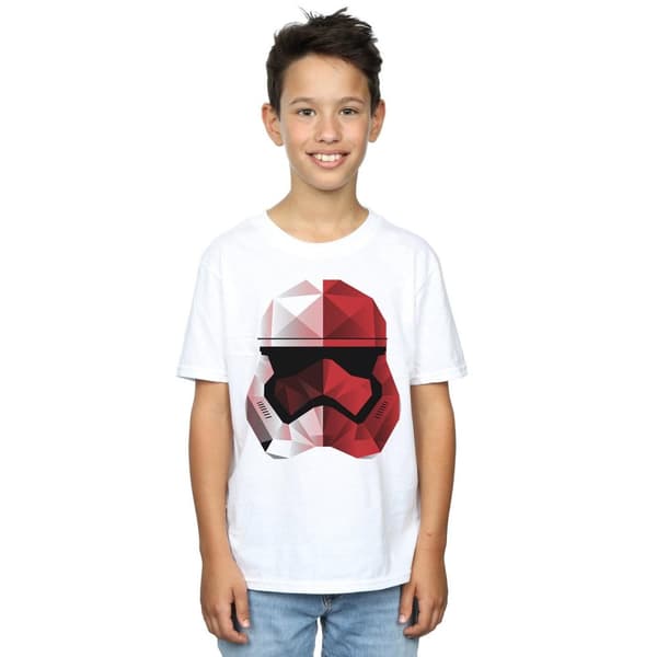 Star Wars: The Last Jedi T-shirt i bomull med stormtrooperhjälm från Cubist för pojkar