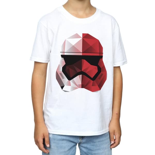 Star Wars: The Last Jedi T-shirt i bomull med stormtrooperhjälm från Cubist för pojkar