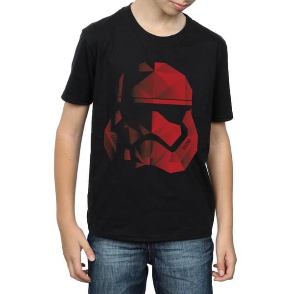 Star Wars: The Last Jedi T-shirt i bomull med stormtrooperhjälm från Cubist för pojkar