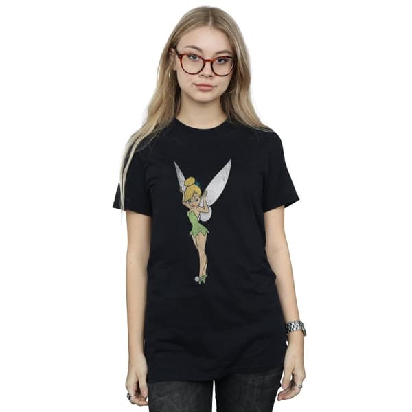 Tinkerbell Boyfriend-t-shirt i bomull för damer/damer