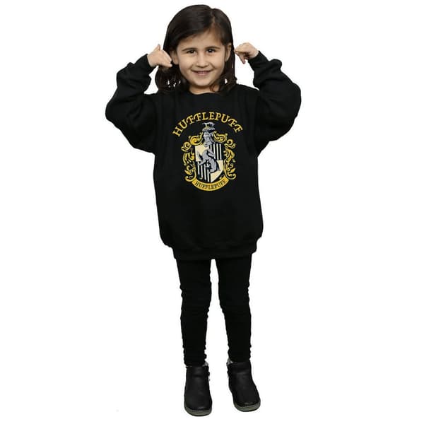 Harry Potter Girls Hufflepuff Cotton Sweatshirt