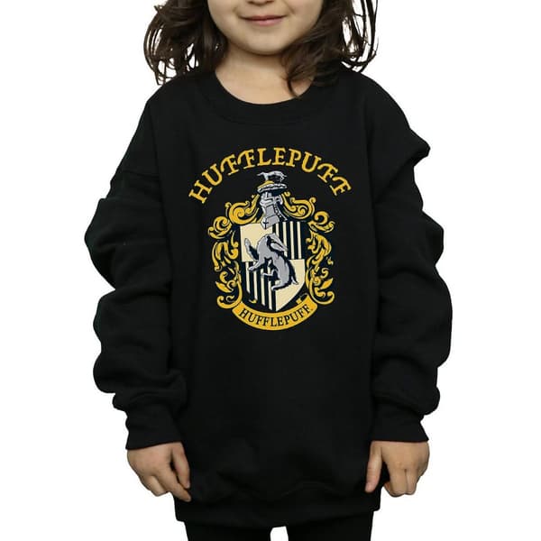 Harry Potter Girls Hufflepuff Cotton Sweatshirt