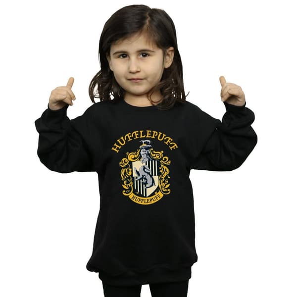 Harry Potter Girls Hufflepuff Cotton Sweatshirt
