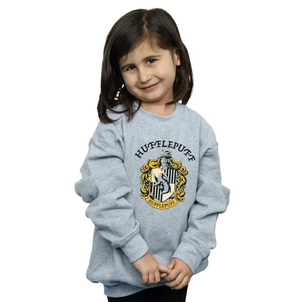 Harry Potter Girls Hufflepuff Cotton Sweatshirt