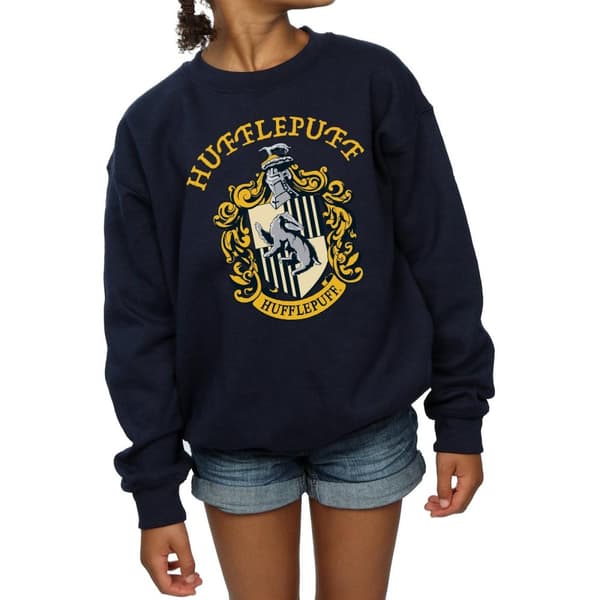 Harry Potter Girls Hufflepuff Cotton Sweatshirt