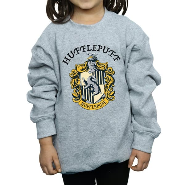 Harry Potter Girls Hufflepuff Cotton Sweatshirt