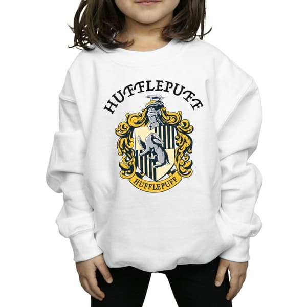 Harry Potter Girls Hufflepuff Cotton Sweatshirt