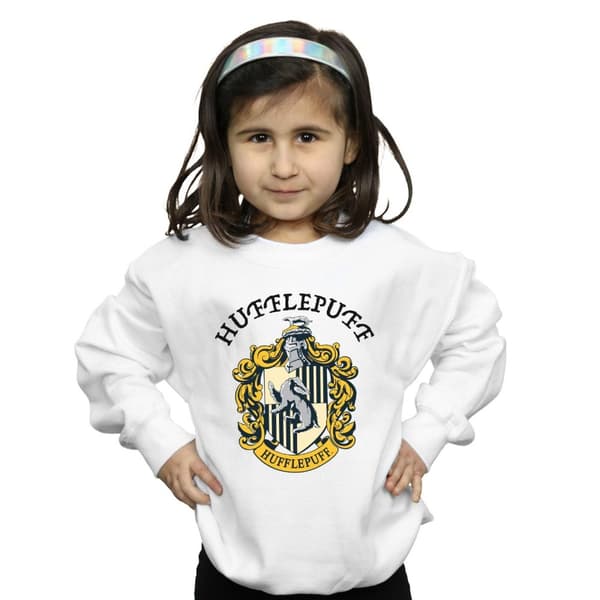 Harry Potter Girls Hufflepuff Cotton Sweatshirt