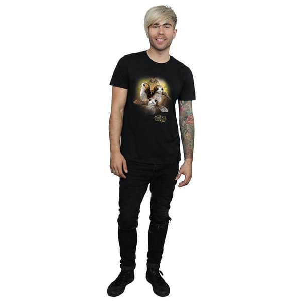 Star Wars: The Last Jedi Mens Porg Brushed Cotton T-Shirt