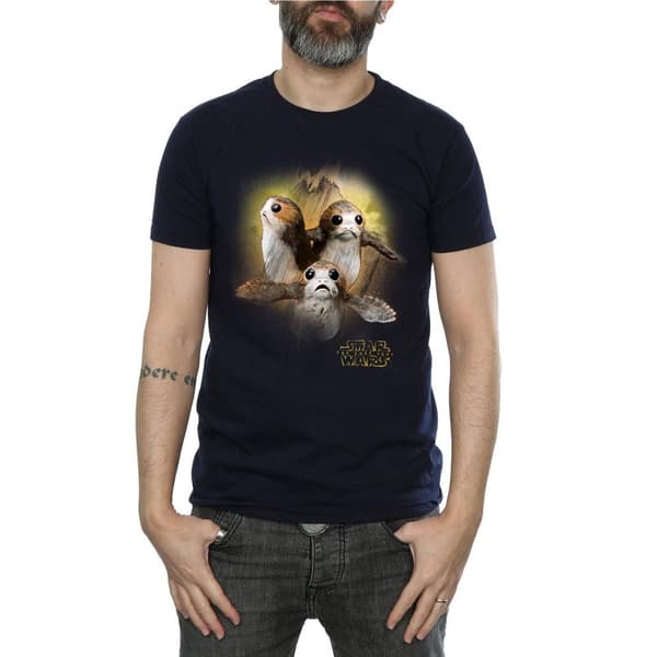 Star Wars: The Last Jedi Mens Porg Brushed Cotton T-Shirt