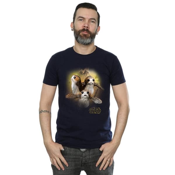 Star Wars: The Last Jedi Mens Porg Brushed Cotton T-Shirt