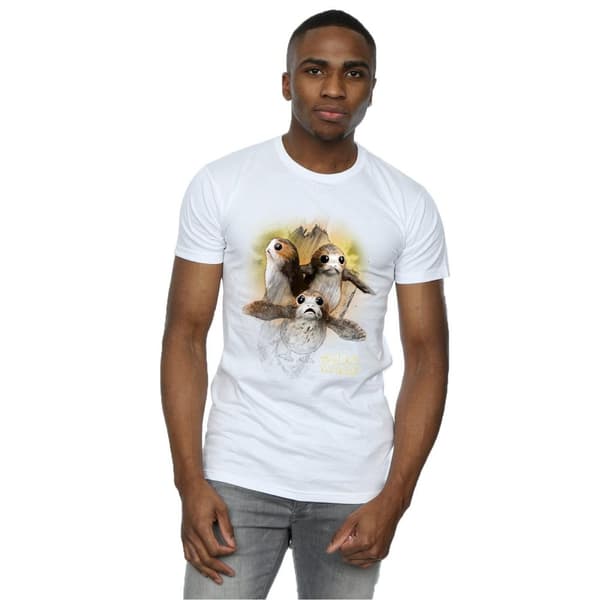 Star Wars: The Last Jedi Mens Porg Brushed Cotton T-Shirt