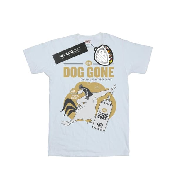 Looney Tunes Dam/Tjej Dog Gone Foghorn Leghorn Boyfriend T-shirt i bomull