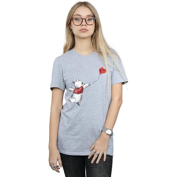 Winnie the Pooh Dam/Lady Balloon Boyfriend T-shirt