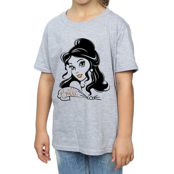 Beauty And The Beast Belle Sparkle T-shirt för flickor
