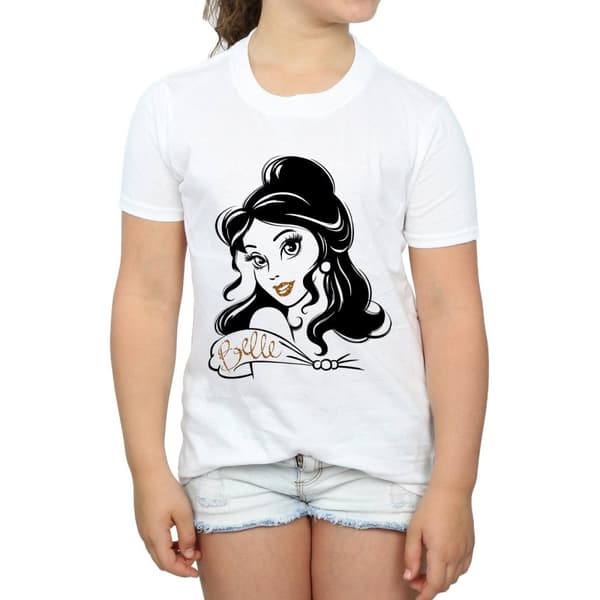 Beauty And The Beast Belle Sparkle T-shirt för flickor