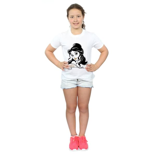 Beauty And The Beast Belle Sparkle T-shirt för flickor