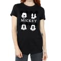 Pikkukuva 5 / 5: Disney Womens/Ladies Mickey Mouse Head Cotton Boyfriend T-Shirt