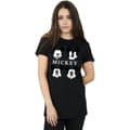 Pikkukuva 2 / 5: Disney Womens/Ladies Mickey Mouse Head Cotton Boyfriend T-Shirt
