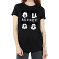 Pikkukuva 1 / 5: Disney Womens/Ladies Mickey Mouse Head Cotton Boyfriend T-Shirt