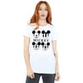 Miniatyrbild 2 av 5: Disney Dam/Tjej Musse Pigg Huvud Bomull Boyfriend T-shirt