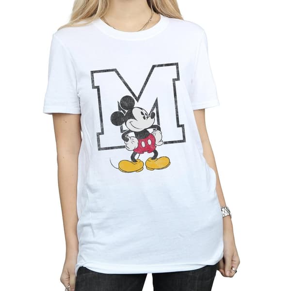 Disney Dam/Tjej M Musse Pigg Boyfriend T-shirt i bomull