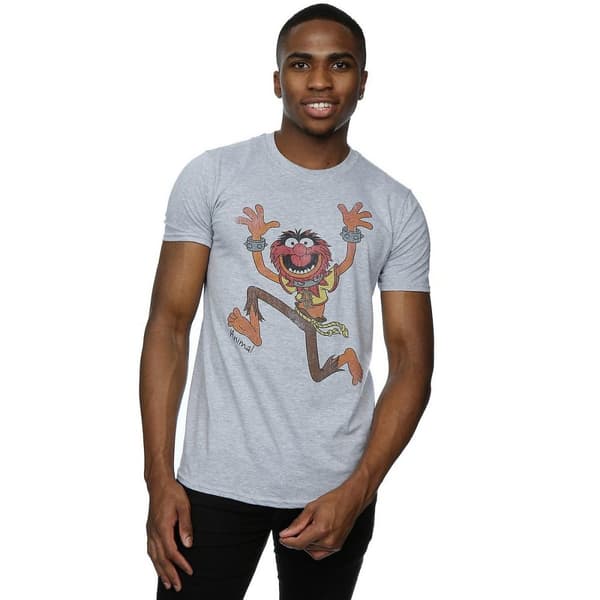 The Muppets Klassisk t-shirt med djurmotiv i ljung för herrar