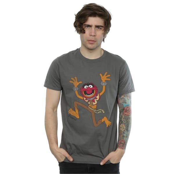 The Muppets Klassisk t-shirt med djurmotiv i ljung för herrar