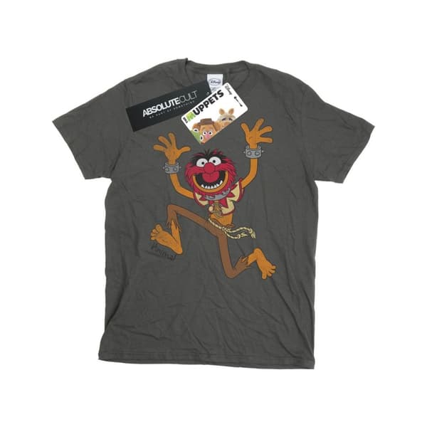 The Muppets Klassisk t-shirt med djurmotiv i ljung för herrar