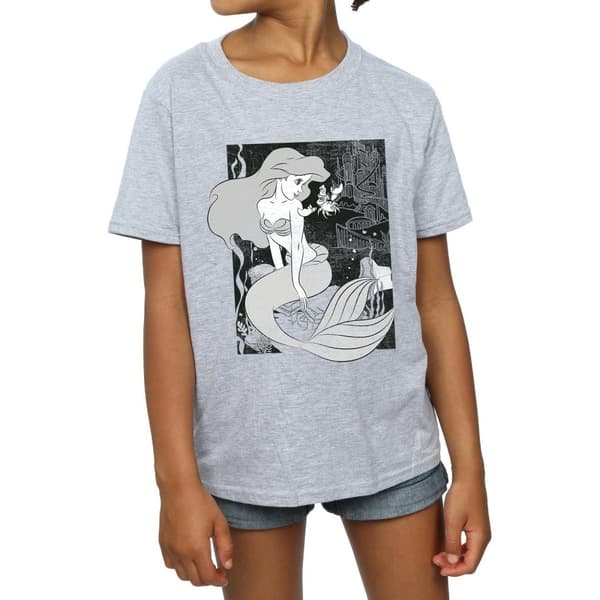 The Little Mermaid T-shirt til piger