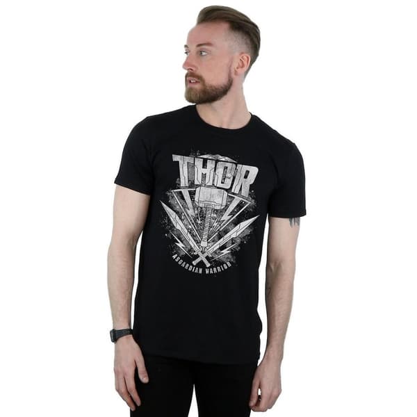 Thor: Ragnarok T-shirt med Hammer-logotyp i bomull för herrar