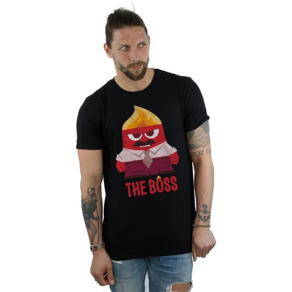 Inside Out The Boss Anger T-shirt i bomull för herrar