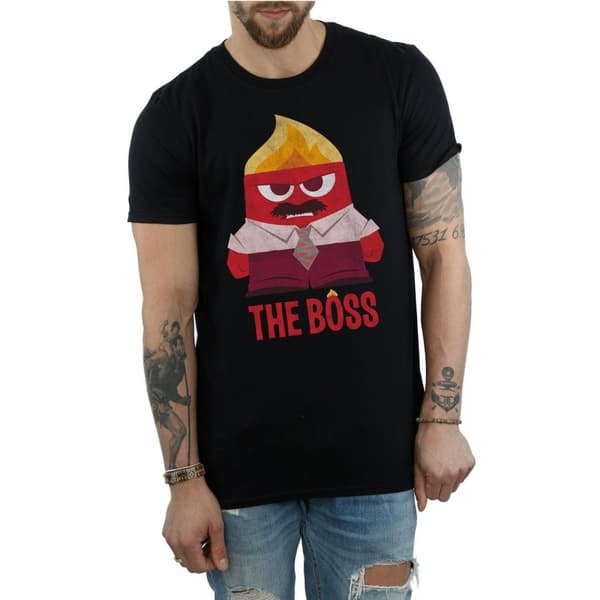 Inside Out The Boss Anger T-shirt i bomull för herrar