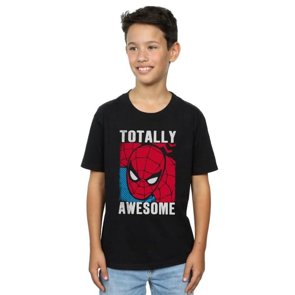 Spider-Man Boys Totally Awesome Cotton T-Shirt