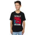 Miniatyrbillede 1 af 3: Spider-Man Boys Totally Awesome Cotton T-Shirt