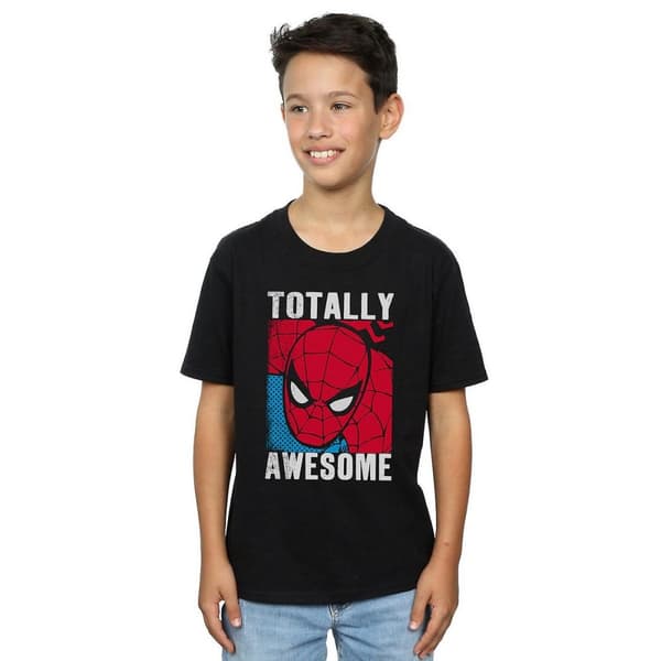 Spider-Man Boys Totally Awesome Cotton T-Shirt