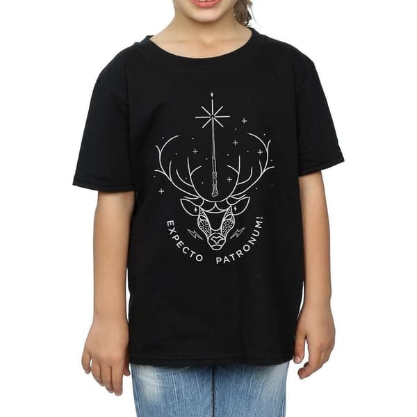 Harry Potter Girls Expecto Patronum Cotton T-Shirt