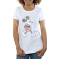 Miniatyrbillede 2 af 5: Disney Womens/Ladies Walking Mickey Mouse Cotton T-Shirt