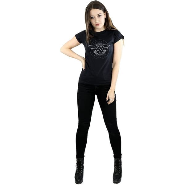 Wonder Woman Womens/Ladies Shield Cotton T-Shirt