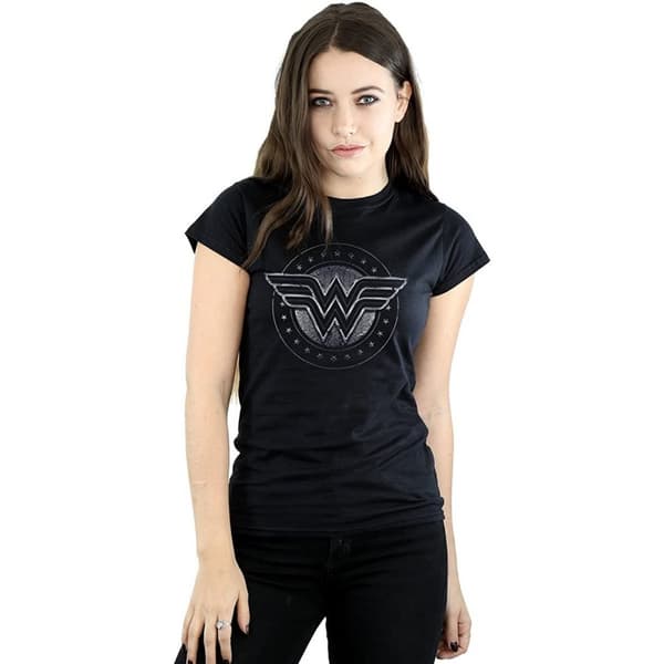 Wonder Woman Womens/Ladies Shield Cotton T-Shirt