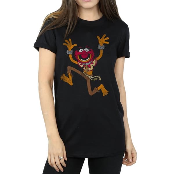 The Muppets Womens/Ladies Classic Animal Cotton Boyfriend T-Shirt