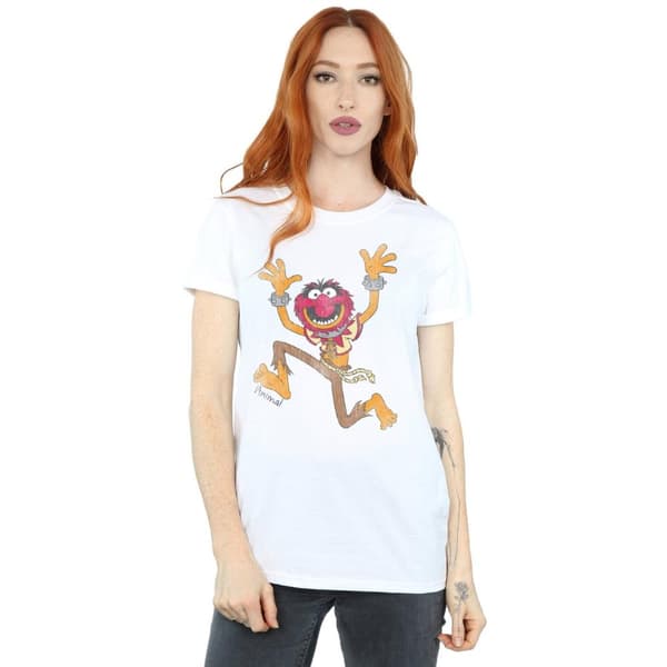 The Muppets Womens/Ladies Classic Animal Cotton Boyfriend T-Shirt
