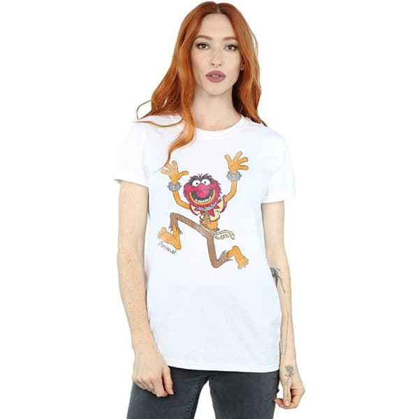 The Muppets Womens/Ladies Classic Animal Cotton Boyfriend T-Shirt