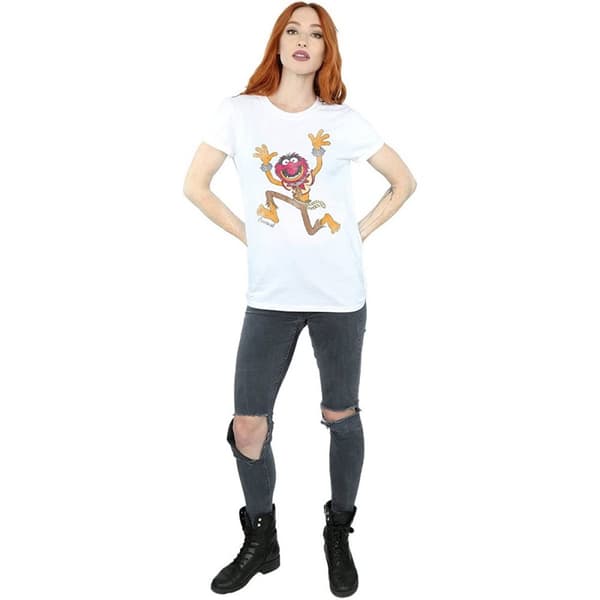 The Muppets Womens/Ladies Classic Animal Cotton Boyfriend T-Shirt